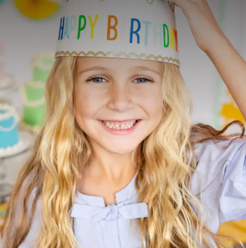 Happy Birthday Felt Crown