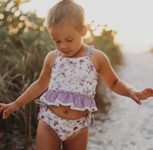 Selah Tankini Swimsuit- Violet Breeze