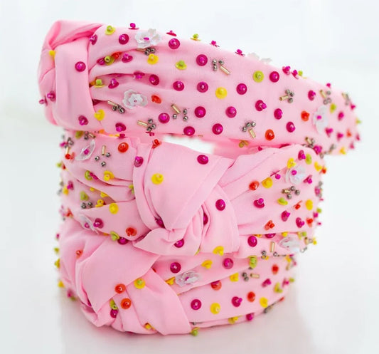 Beaded Headband- Fruit Jam