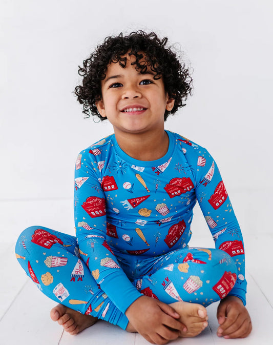 Scoreboard Baseball Kids Pajamas