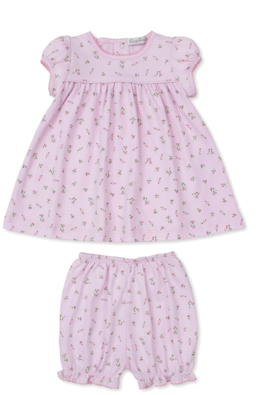 Garden Roses Dress with Diaper Cover