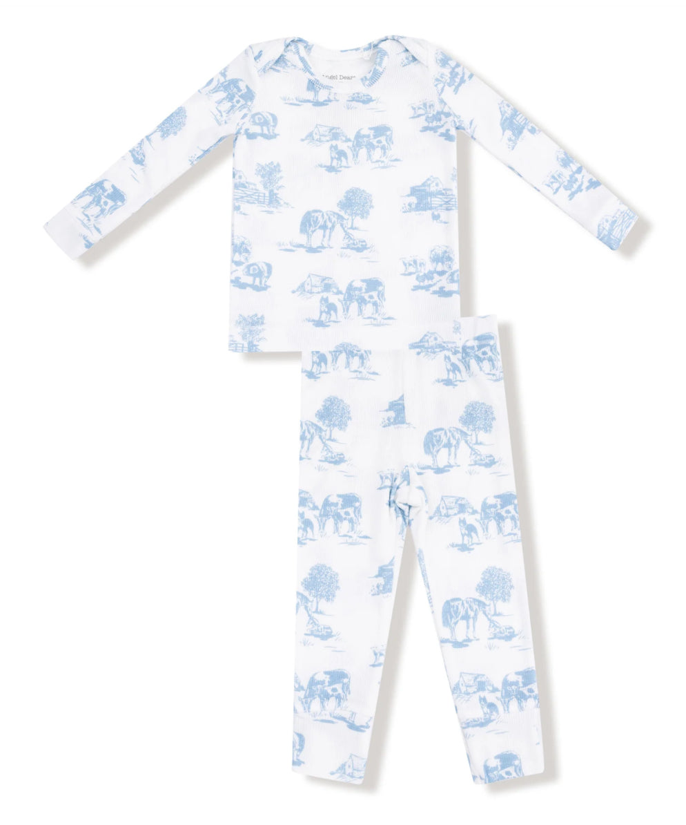 Farm Toile Blue- Loungewear Set