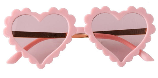 Kids Heart Scallop Sunglasses
