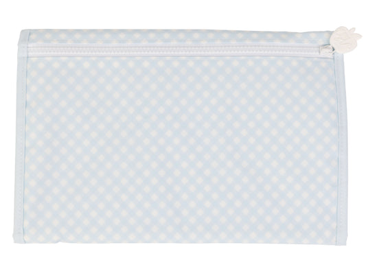 Changing Pad- Blue Gingham