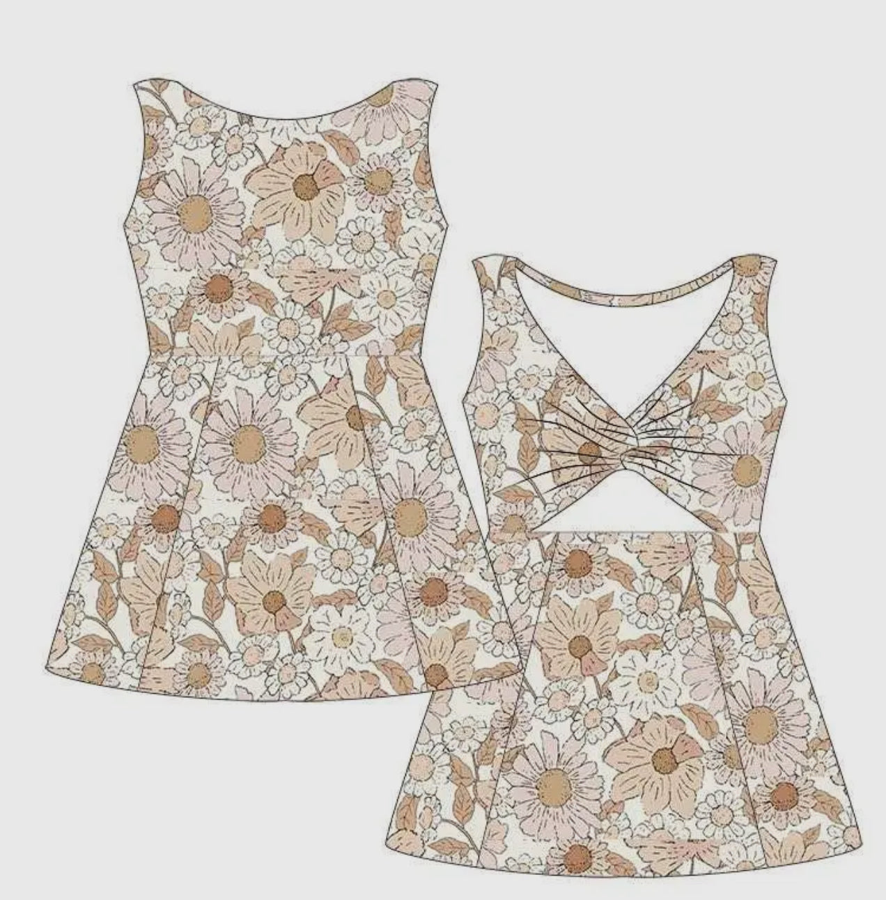 Wildflower Whisper Athletic Dress