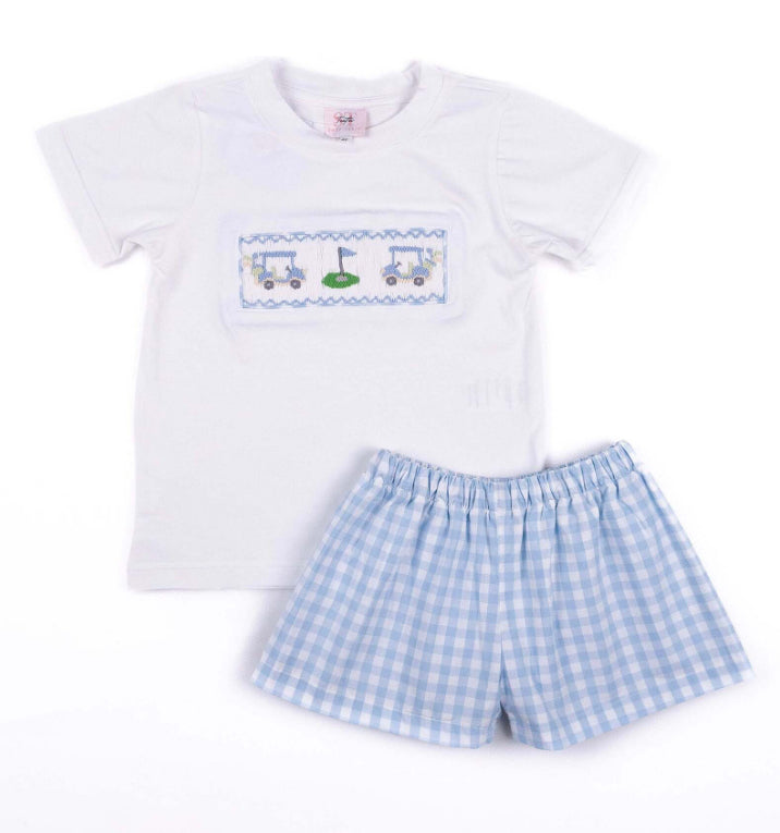 Smocked Golf -Wyatt Short Set