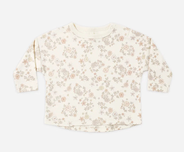 Long Sleeve Tee- Floral Vine