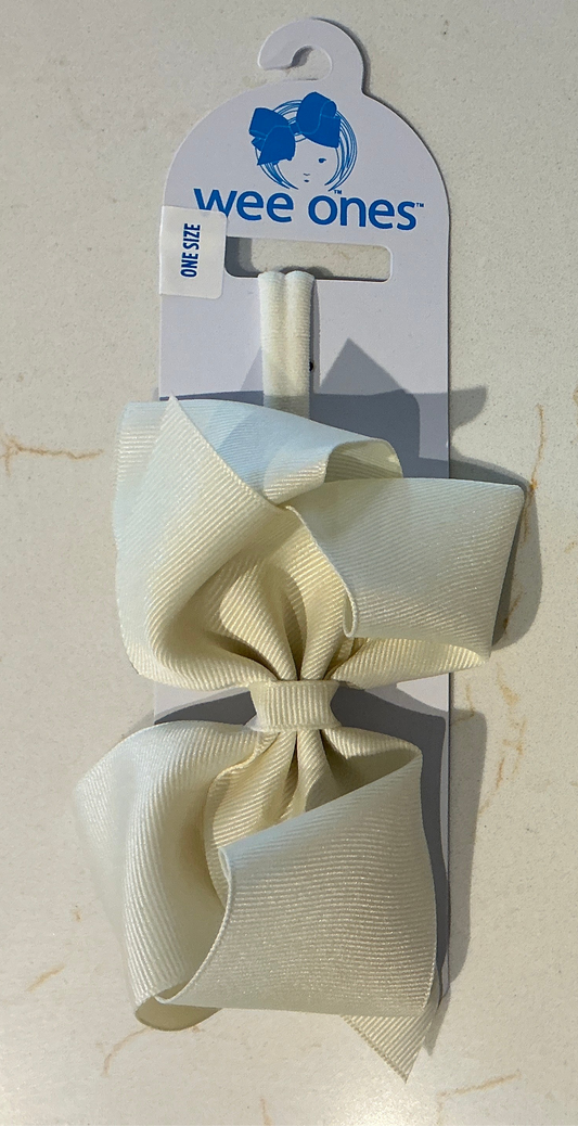 Mini King Bow on Baby Band