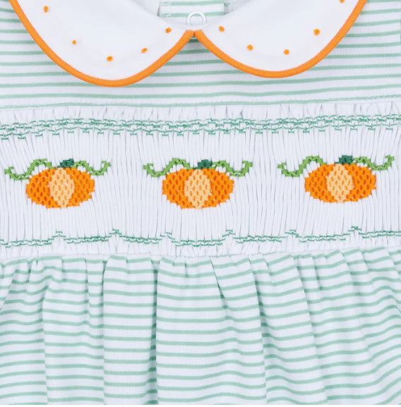 Lil Pumpkin Smocked Dress