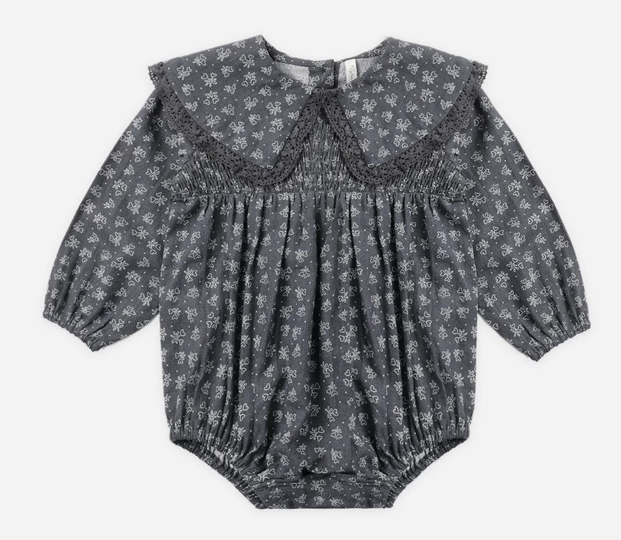 Fern Romper Heart Ditsy