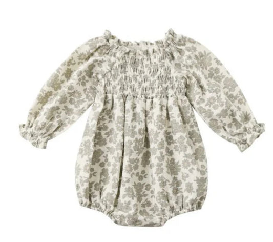 Eden Romper-Green Floral