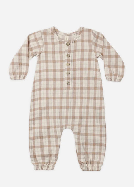 Woven Jumpsuit- Rustic Plaid