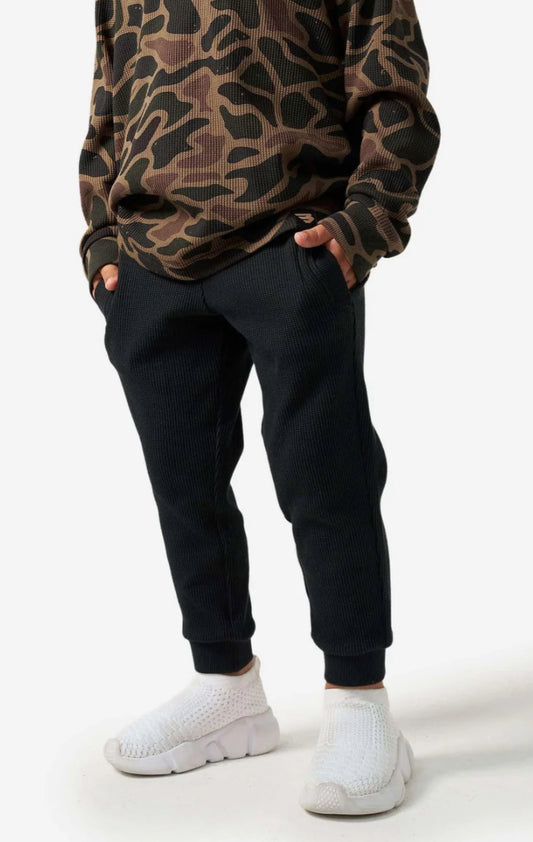Youth Thermal Jogger - Black
