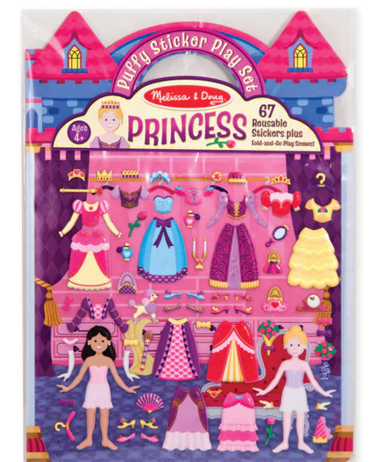 Puffy Stickers- Princesses