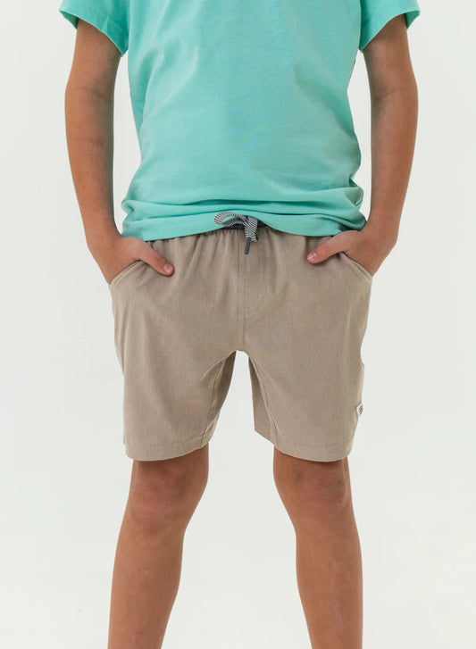Athletic Short- Heather Khaki