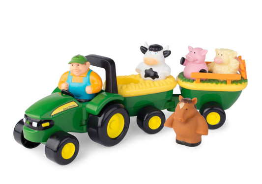John Deere Animal Sounds Hayride- Preschool Farm Toys