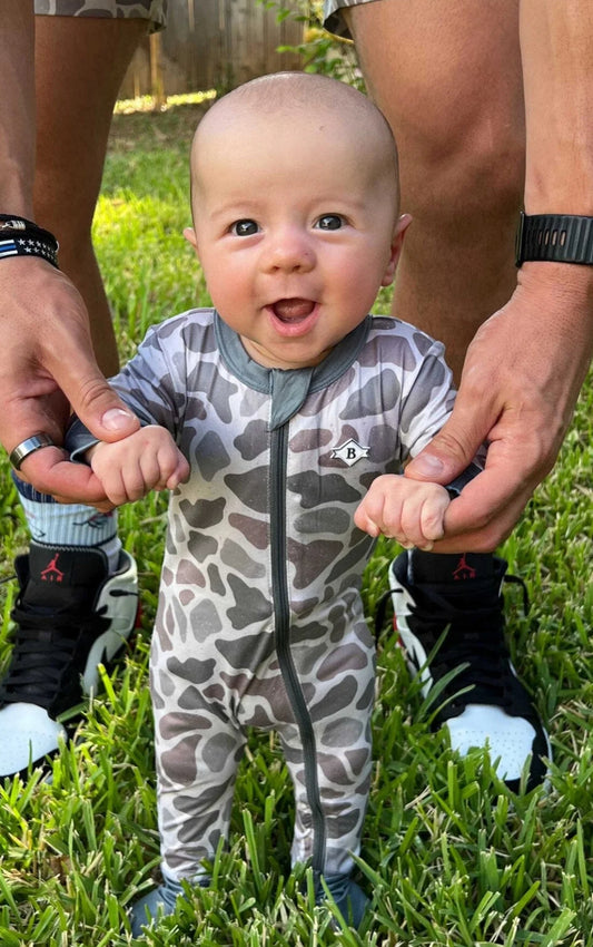 Baby Zip Up Classic Deer Camo