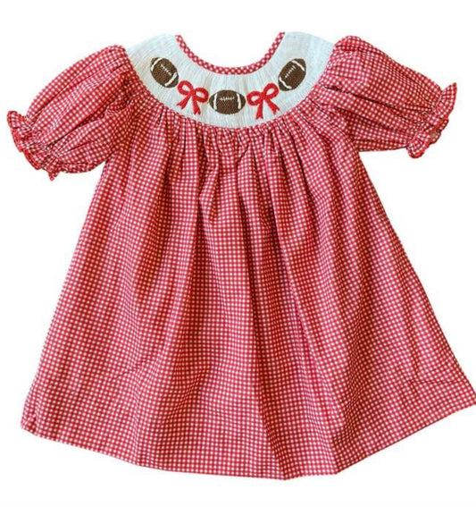 Red Gingham Football Dress