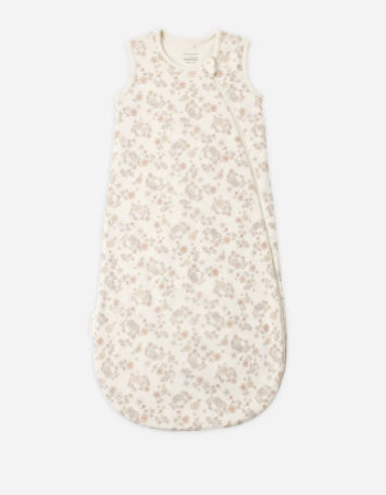 Jersey Sleep Bag- Floral Vine