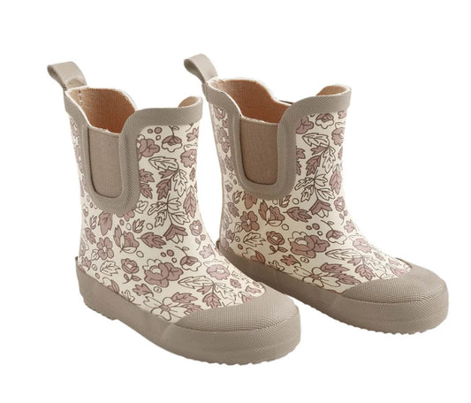 Pink Blossom Rain Boots