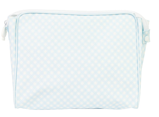 Large Tote- Blue Gingham