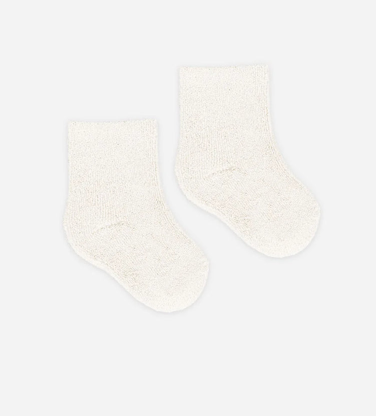 Fuzzy Socks- Ivory