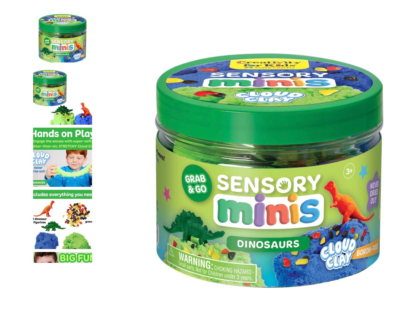 Sensory Mini Play Kit-Dinosaur Theme