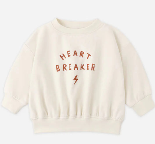 Relaxed Sweatshirt- Heart Breaker