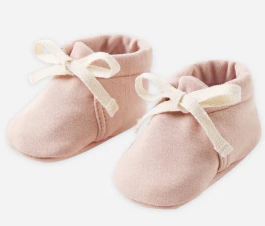 Knit Booties- Rose