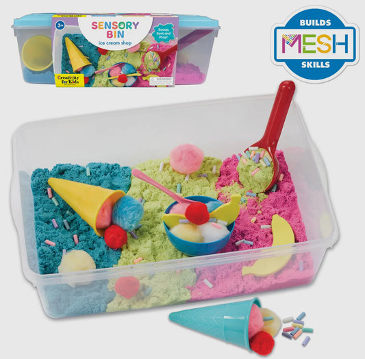 Sensory Bin Ice Cream Shop Activity Bin