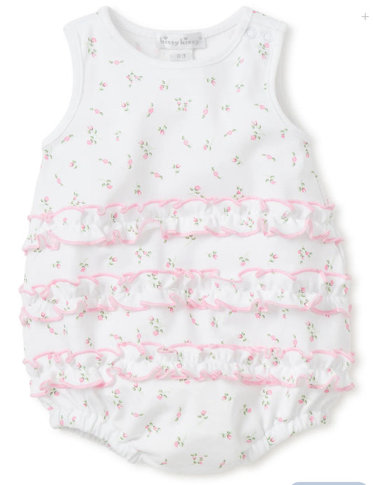 Garden Roses Ruffle Bubble