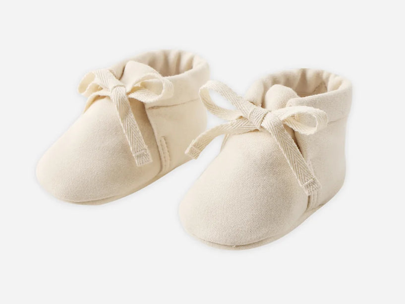 Knit Booties- Natural