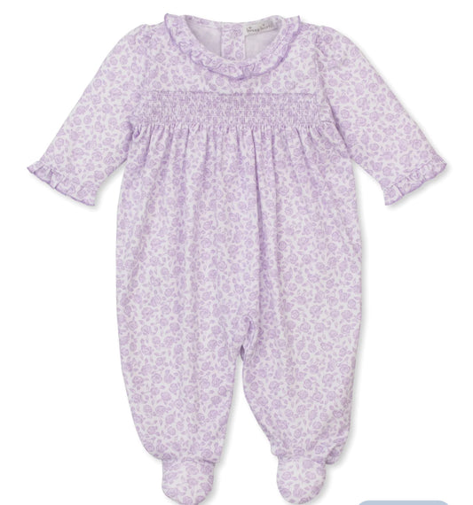 Summer Gardens Smocked Footie