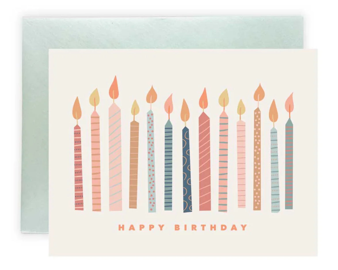 Birthday Candles- Greeting Card