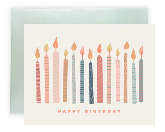 Birthday Candles- Greeting Card