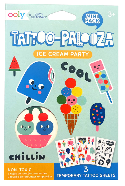 Temporary Tattoos- Ice Cream Party