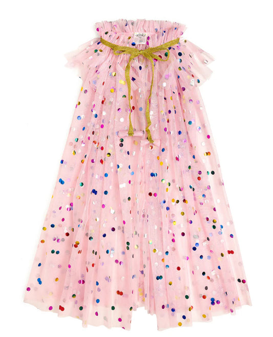 Pink Confetti Cape