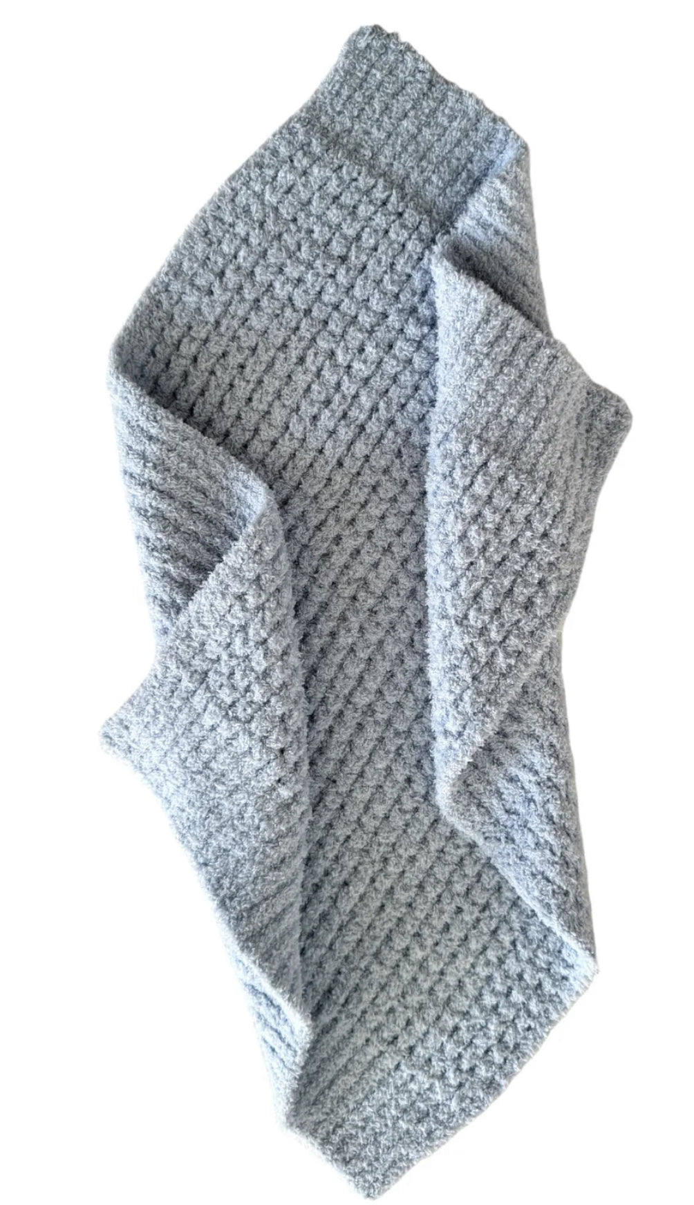 Bliss Waffle Mini Blanket- Blue