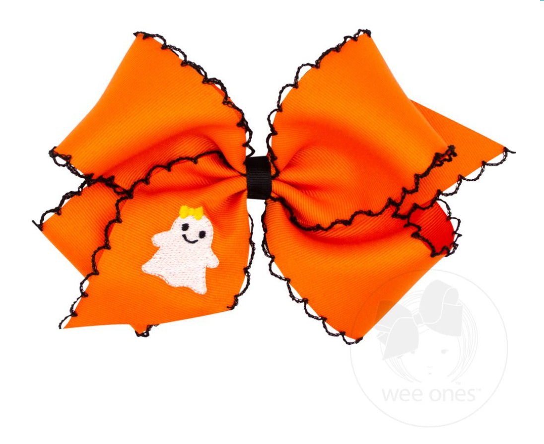 King Ghost Halloween Bow