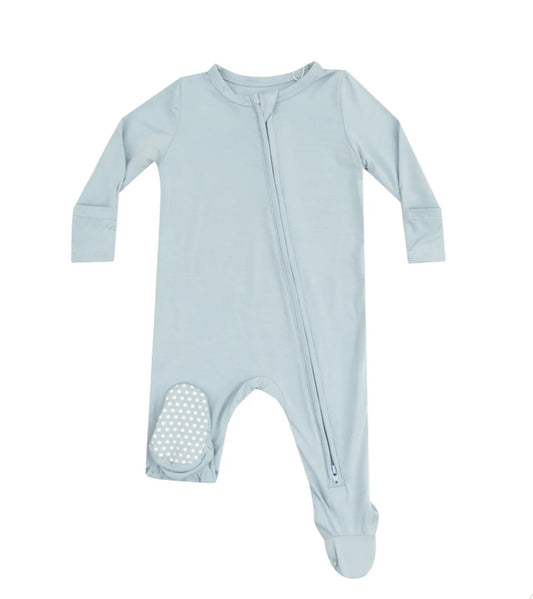 Zipper Footie (Blue)