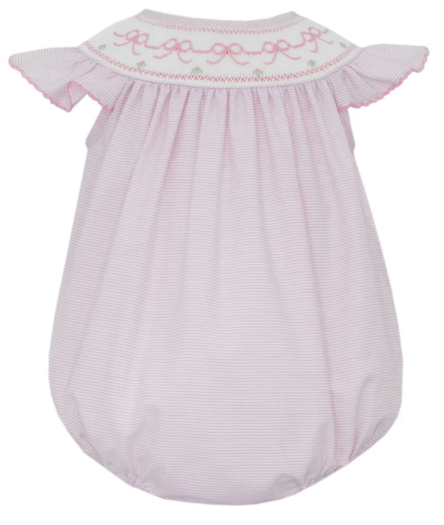Pink Bows Angel Wing Bishop Bubble