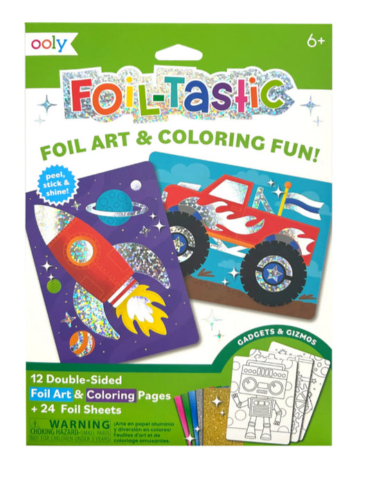 Foil Art & Coloring Set- Gadgets & Gizmos
