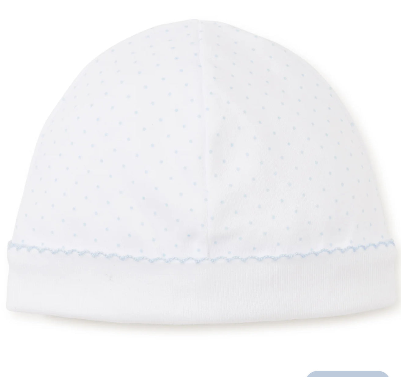 White/Blue Dots Prints Hat