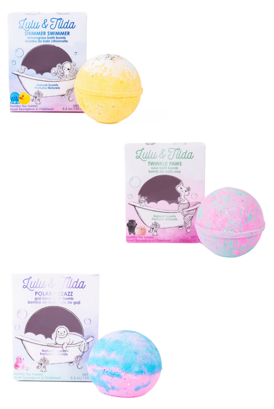 Bath Bomb 3 Piece Gift Set