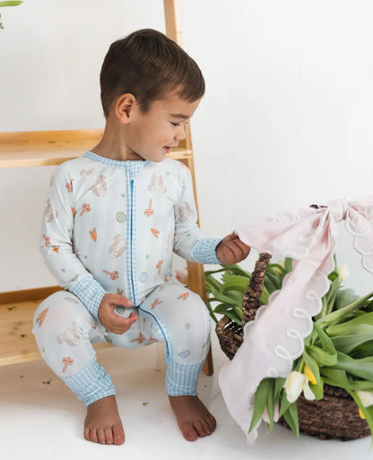 Oliver Rabbit Zipper Romper