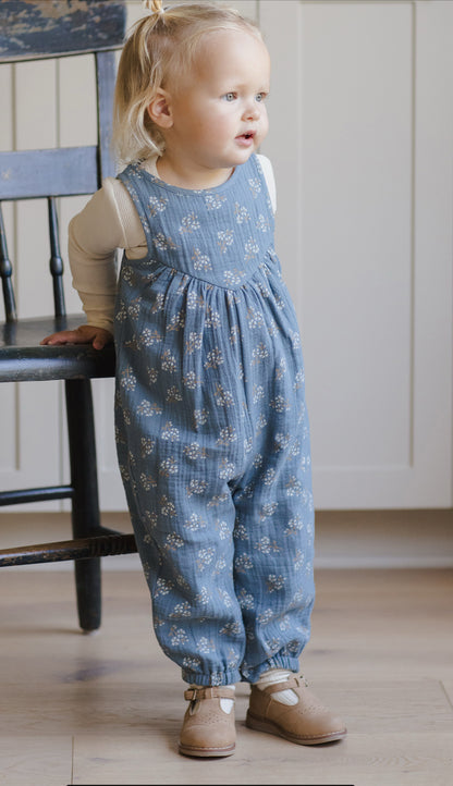 Maisie Overall- Blue Floral