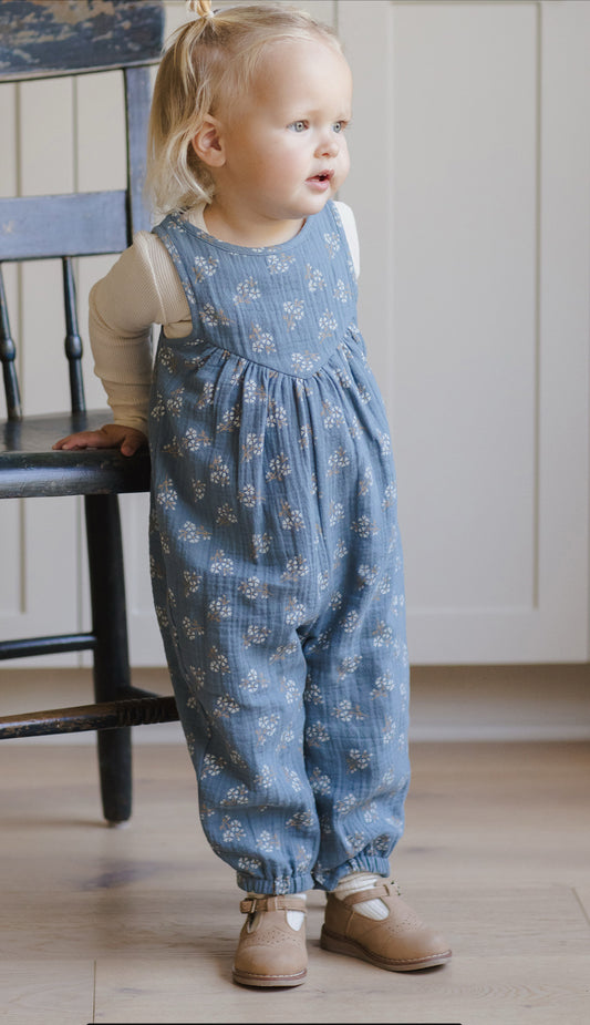 Maisie Overall- Blue Floral