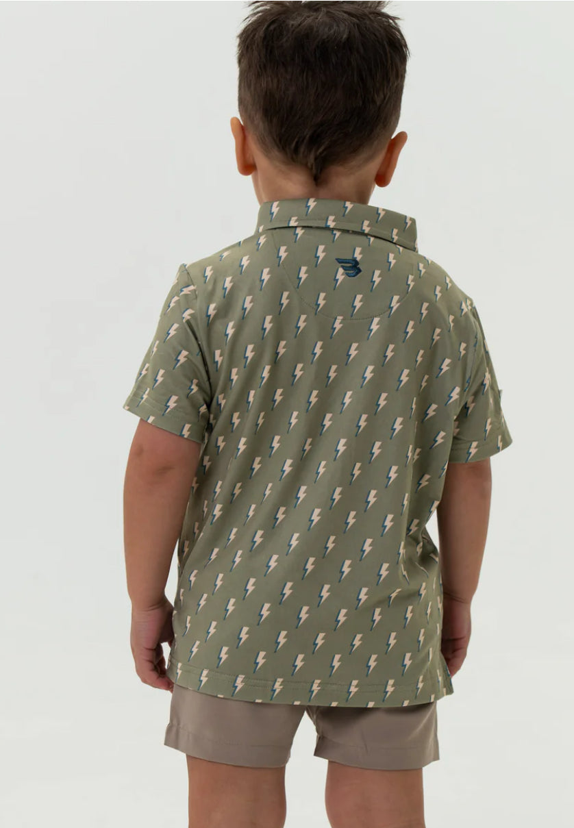 Youth Polo- Sage Lightning