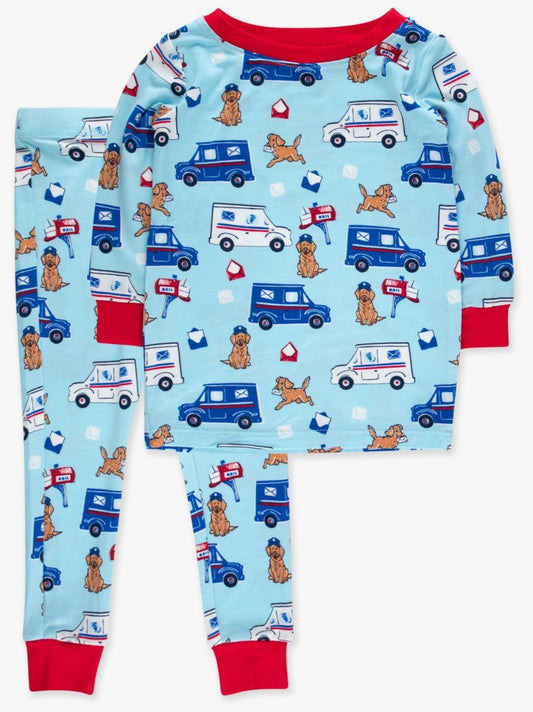 Postal Pups Bamboo Pajama Set