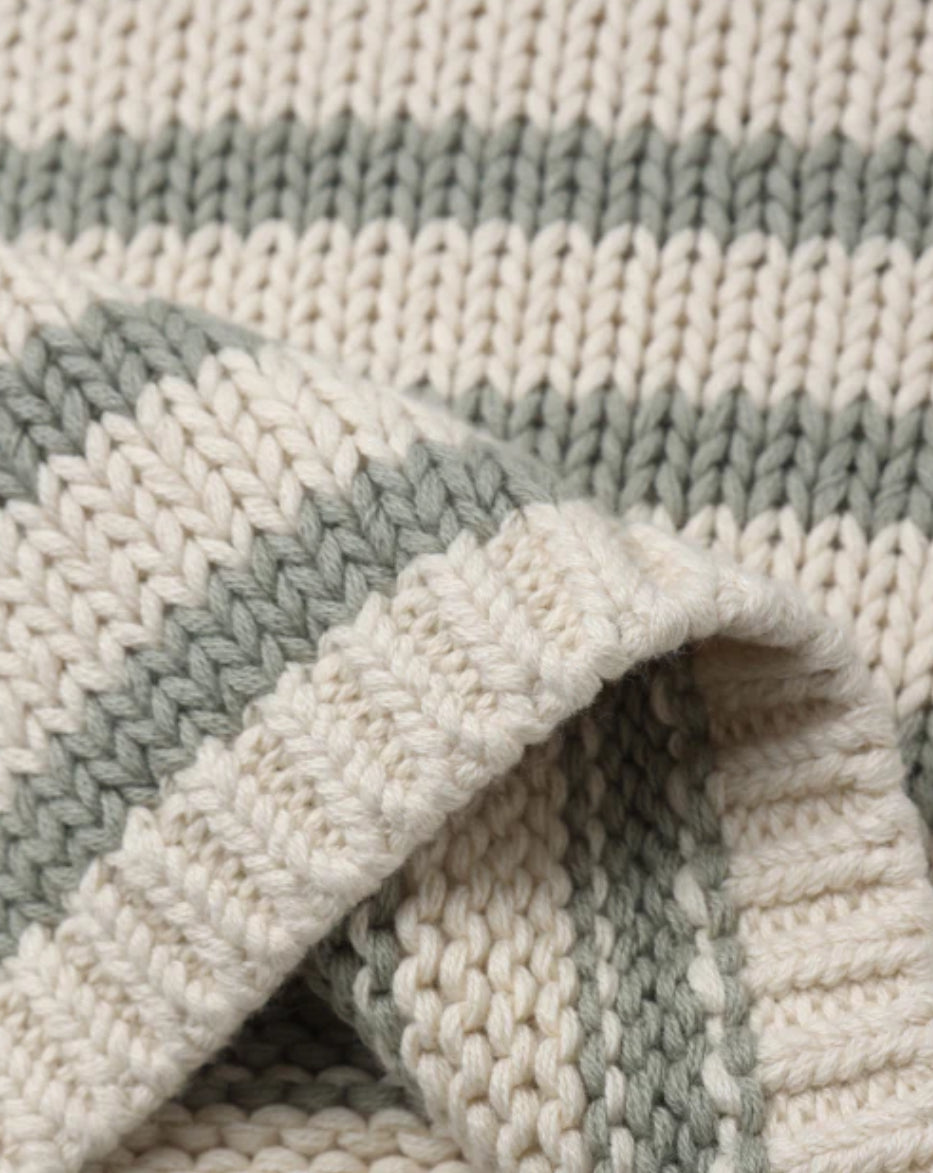 Rex Sweater- Fern Stripe